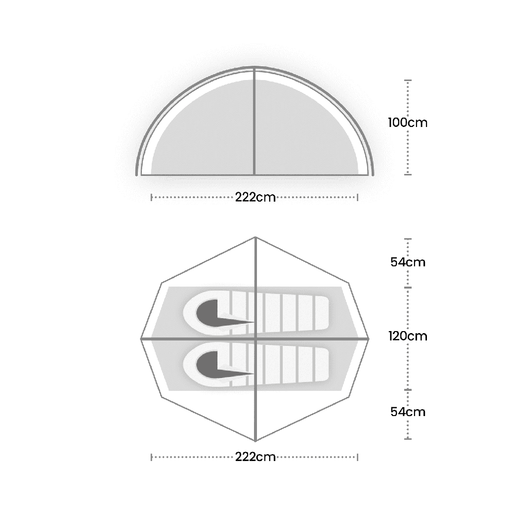 Wild Country by Terra Nova Helm Compact 2 Dimensions