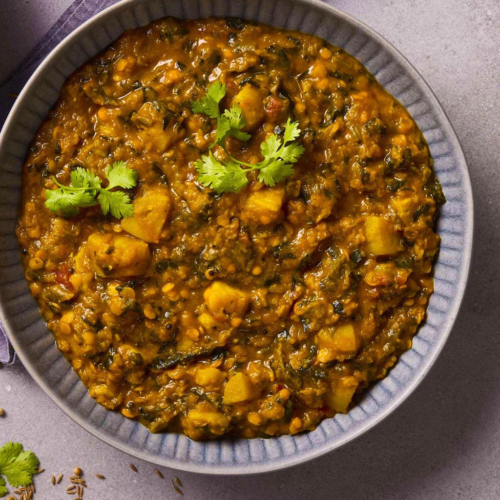 Forever Fresh Aromatic Lentil and Sweet Potato Dahl with Rice