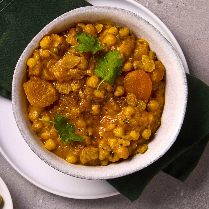 Forever Fresh Slow-Cooked Moroccan Chickpea Stew with Couscous