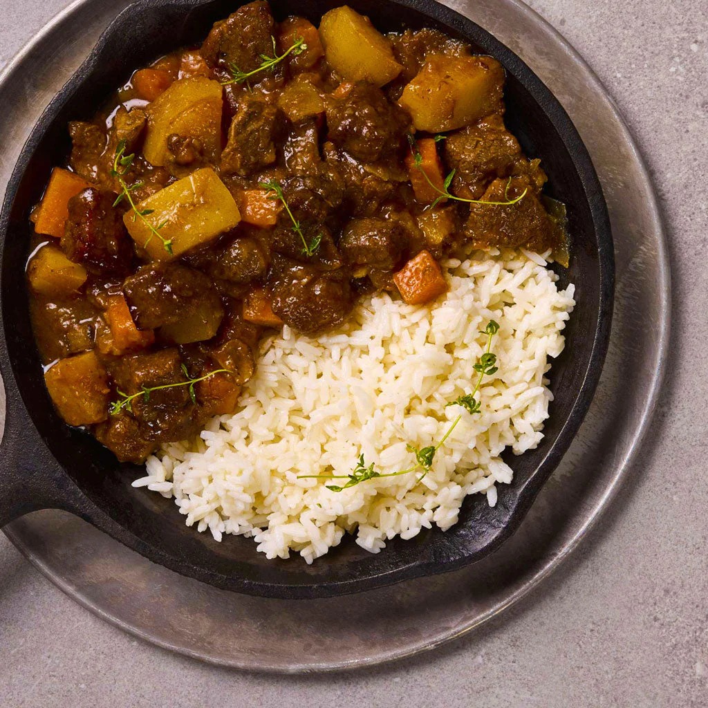Forever Fresh - Slow-Cooked Beef Stew With  Rice