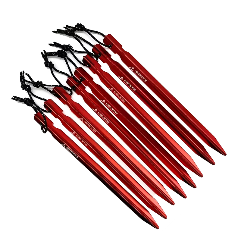 Hike Victor Aluminium Tent Stakes 8 Pack