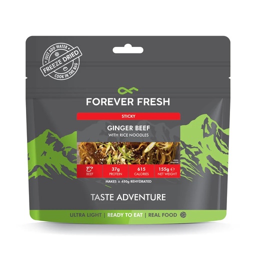 Forever Fresh Sticky Ginger Beef with Rice Noodles